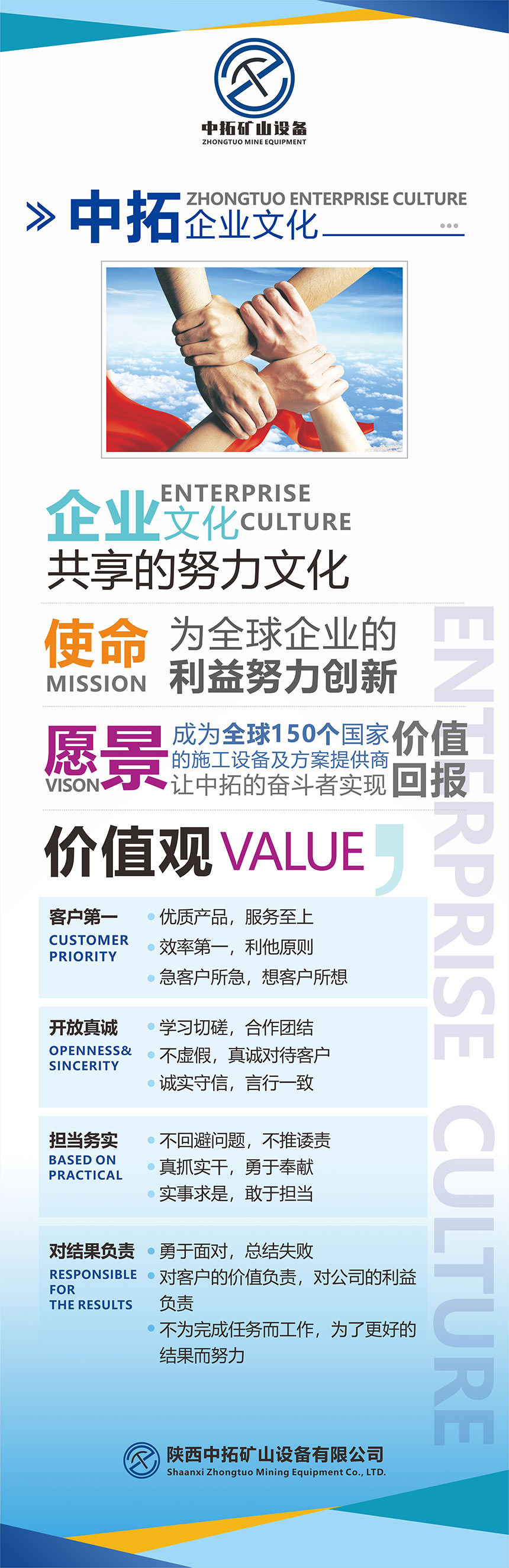 陜西中拓礦山設(shè)備有限公司企業(yè)文化